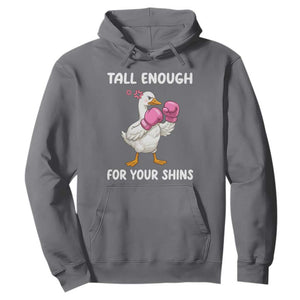 Tall Enough For Your Shins Hoodie Funny Goose Sarcastic Meme TS14 Charcoal Print Your Wear