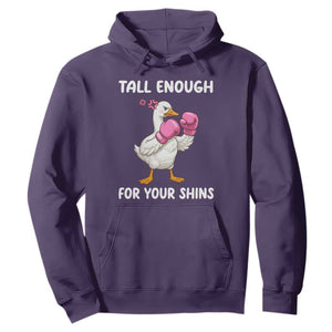 Tall Enough For Your Shins Hoodie Funny Goose Sarcastic Meme TS14 Purple Print Your Wear