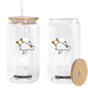 Diva Down Silly Goose Glass Can Funny Sarcastic Animal Meme TS14 Print Your Wear