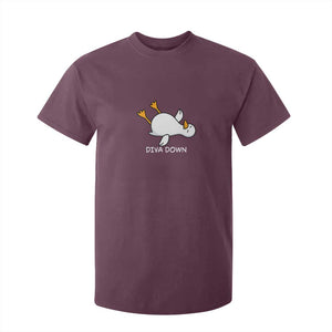 Diva Down Silly Goose T Shirt For Kid Funny Sarcastic Animal Meme TS14 Maroon Print Your Wear