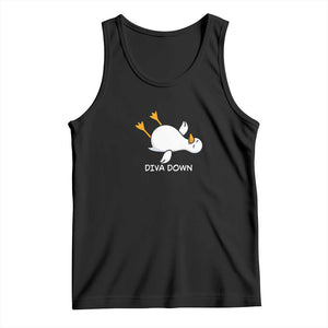 Diva Down Silly Goose Tank Top Funny Sarcastic Animal Meme TS14 Black Print Your Wear