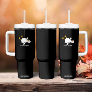 Diva Down Silly Goose Tumbler With Handle Funny Sarcastic Animal Meme TS14 Print Your Wear