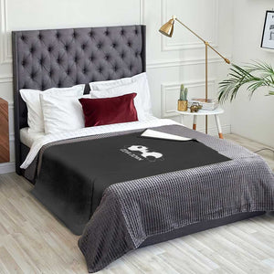 Diva Down Throw Blanket Funny Lazy Panda Meme TS14 Print Your Wear