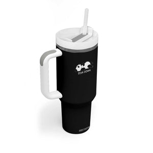 Diva Down Tumbler With Handle Funny Lazy Panda Meme TS14 Print Your Wear