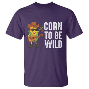 Corn To Be Wild T Shirt Funny Cowboy Cornboy TS14 Purple Print Your Wear