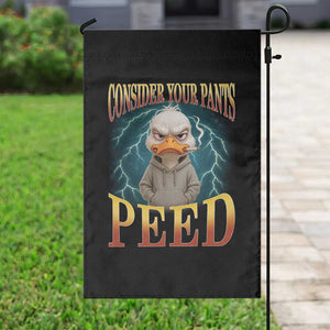 Funny Smoking Goose Meme Garden Flag Consider Your Pants Peed TS14 Print Your Wear