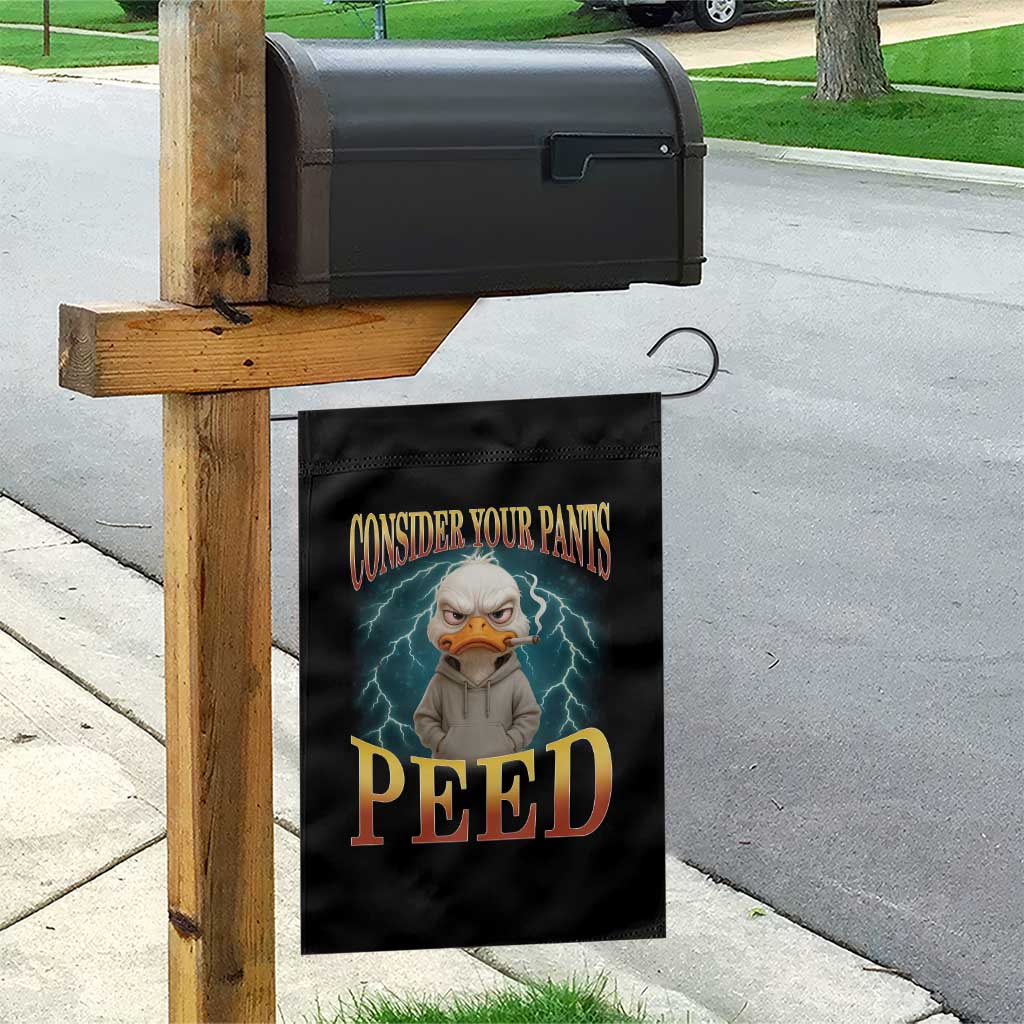 Funny Smoking Goose Meme Garden Flag Consider Your Pants Peed TS14 Print Your Wear