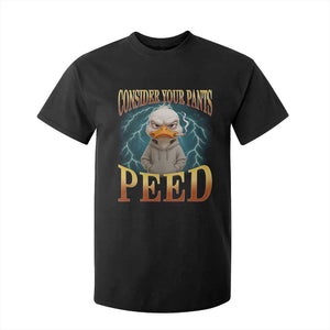 Funny Smoking Goose Meme T Shirt For Kid Consider Your Pants Peed TS14 Black Print Your Wear