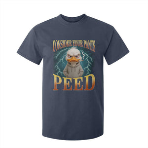 Funny Smoking Goose Meme T Shirt For Kid Consider Your Pants Peed TS14 Navy Print Your Wear