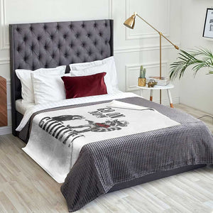 Funny Cowboy Raccoon Opossum Throw Blanket Go On Now Git TS14 Print Your Wear