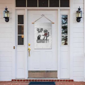 Funny Cowboy Raccoon Opossum Garden Flag Go On Now Git TS14 Print Your Wear