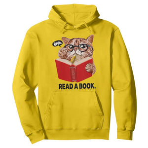 Funny Cat Reading Hoodie Book Lover TS14 Daisy Print Your Wear