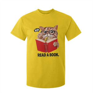 Funny Cat Reading T Shirt For Kid Book Lover TS14 Daisy Print Your Wear
