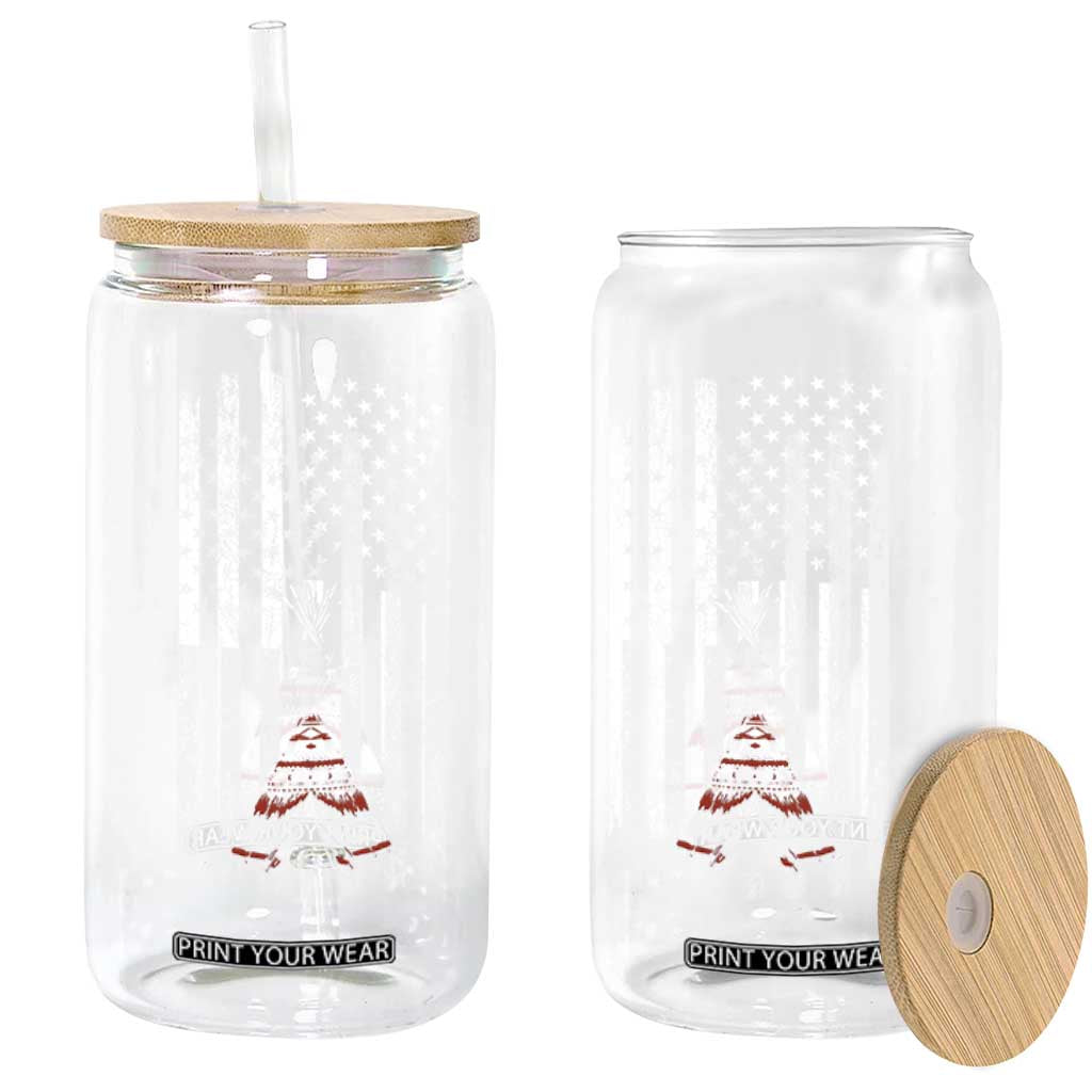 Teepee Pocket Native American Glass Can American Flag Native Feather Pride Month Indigenous TS14 Print Your Wear