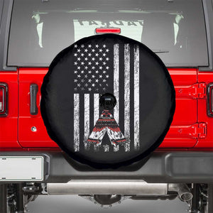 Teepee Pocket Native American Spare Tire Cover American Flag Native Feather Pride Month Indigenous TS14 Black Print Your Wear