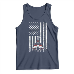 Teepee Pocket Native American Tank Top American Flag Native Feather Pride Month Indigenous TS14 Navy Print Your Wear
