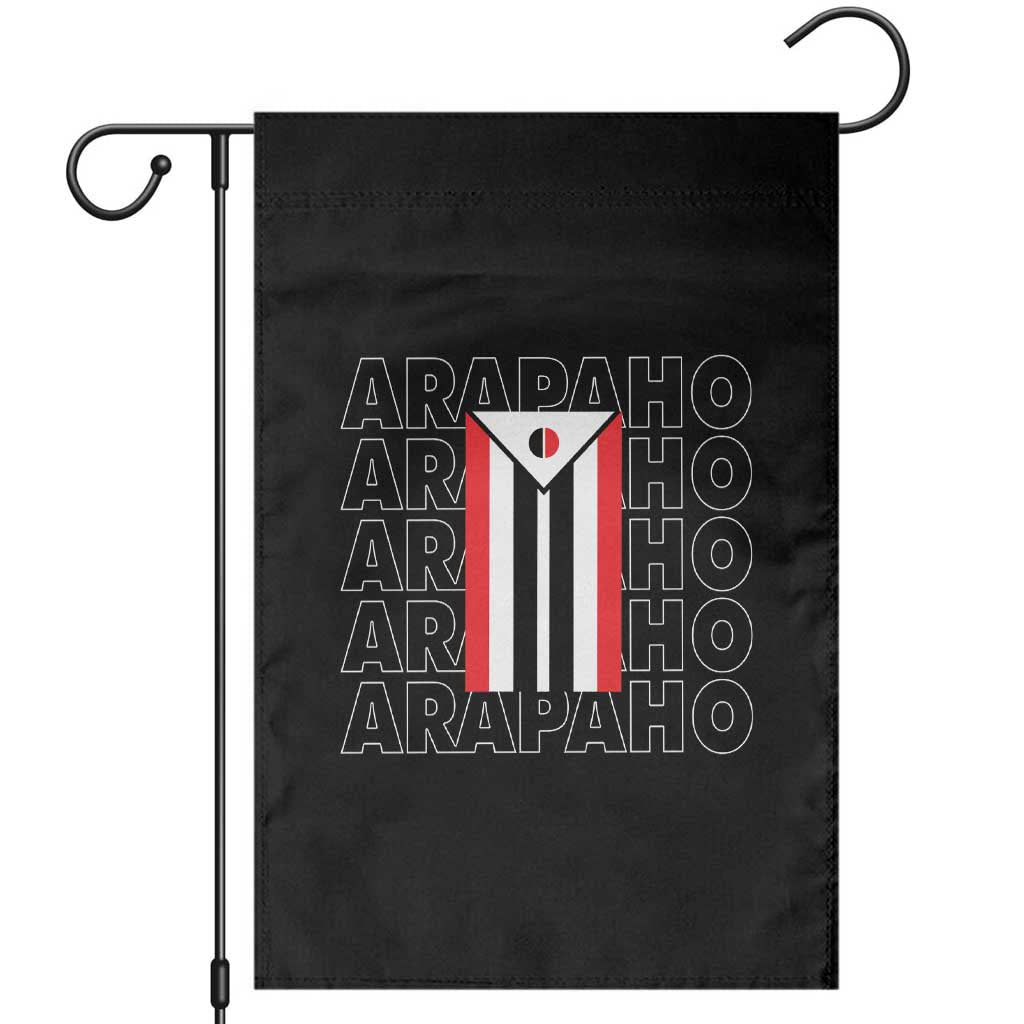 Arapaho Nation Flag Symbol Garden Flag TS14 Black Print Your Wear