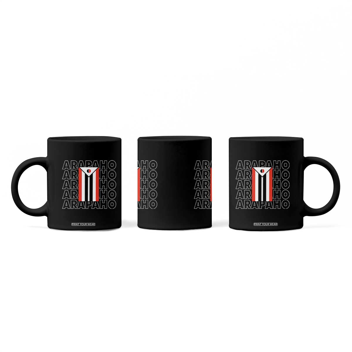 Arapaho Nation Flag Symbol Coffee Mug TS14 Print Your Wear