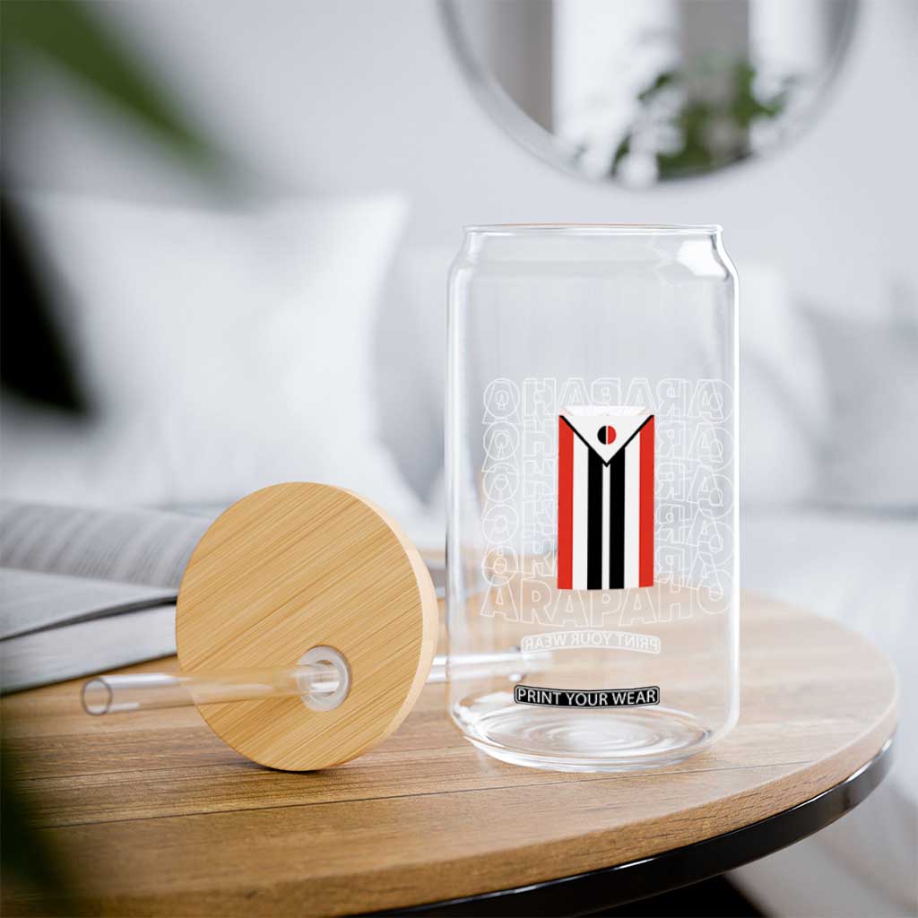 Arapaho Nation Flag Symbol Glass Can TS14 Print Your Wear