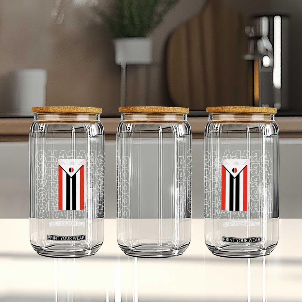 Arapaho Nation Flag Symbol Glass Can TS14 Print Your Wear