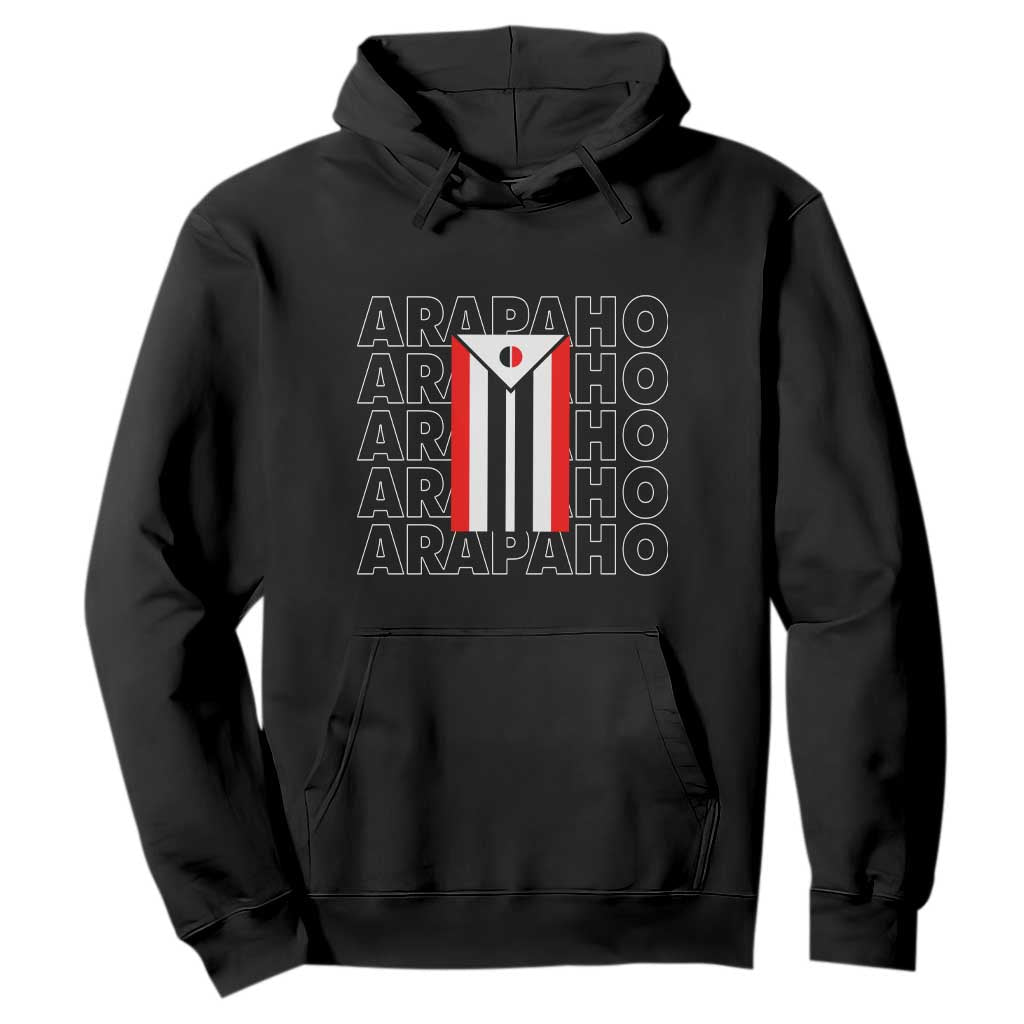 Arapaho Nation Flag Symbol Hoodie TS14 Black Print Your Wear