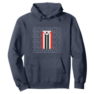 Arapaho Nation Flag Symbol Hoodie TS14 Navy Print Your Wear
