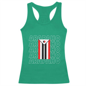 Arapaho Nation Flag Symbol Racerback Tank Top TS14 Irish Green Print Your Wear