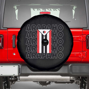 Arapaho Nation Flag Symbol Spare Tire Cover TS14 Black Print Your Wear