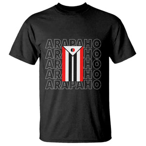 Arapaho Nation Flag Symbol T Shirt TS14 Black Print Your Wear