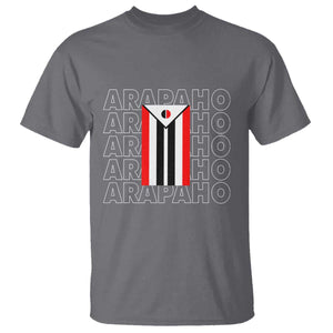 Arapaho Nation Flag Symbol T Shirt TS14 Charcoal Print Your Wear