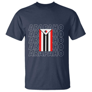 Arapaho Nation Flag Symbol T Shirt TS14 Navy Print Your Wear