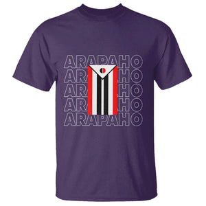 Arapaho Nation Flag Symbol T Shirt TS14 Purple Print Your Wear