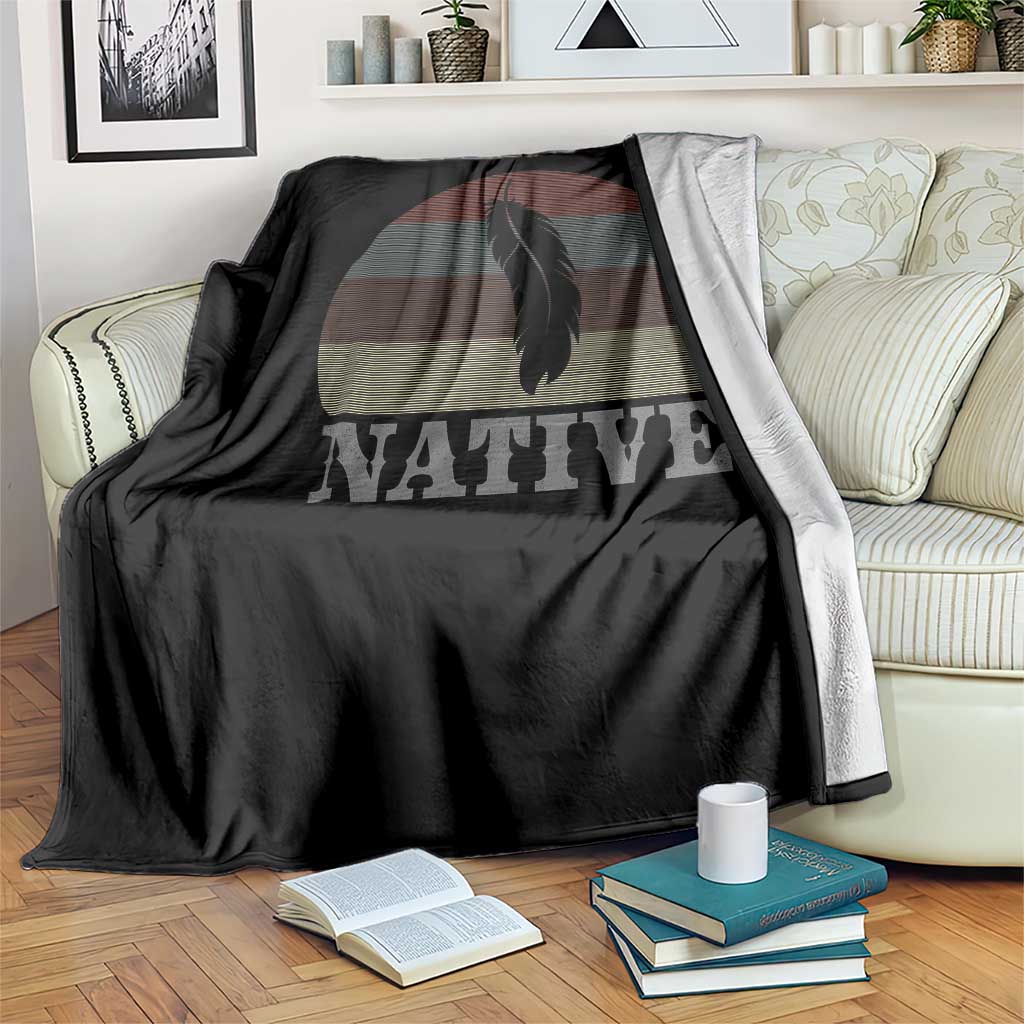 Native Indian American Pride Indigenous Native American Throw Blanket TS14 Print Your Wear