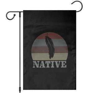 Native Indian American Pride Indigenous Native American Garden Flag TS14 Black Print Your Wear