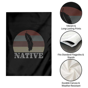 Native Indian American Pride Indigenous Native American Garden Flag TS14 Print Your Wear