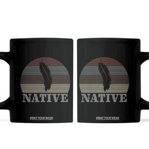 Native Indian American Pride Indigenous Native American Coffee Mug TS14 Black Print Your Wear