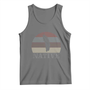 Native Indian American Pride Indigenous Native American Tank Top TS14 Black Heather Print Your Wear