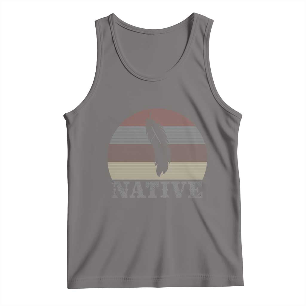 Native Indian American Pride Indigenous Native American Tank Top TS14 Deep Heather Print Your Wear