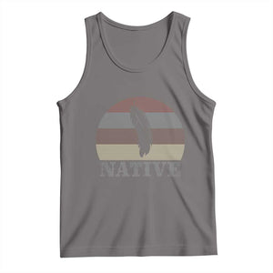 Native Indian American Pride Indigenous Native American Tank Top TS14 Deep Heather Print Your Wear