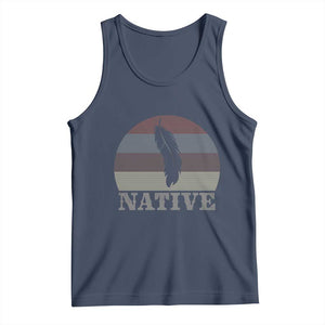 Native Indian American Pride Indigenous Native American Tank Top TS14 Navy Print Your Wear