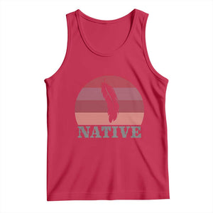 Native Indian American Pride Indigenous Native American Tank Top TS14 Red Print Your Wear