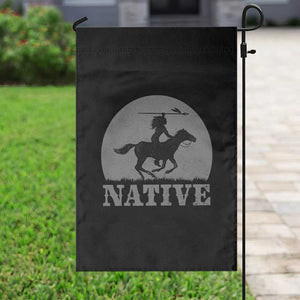 Northwest Native American Knight Pride Mountain Warrior Garden Flag TS14 Print Your Wear