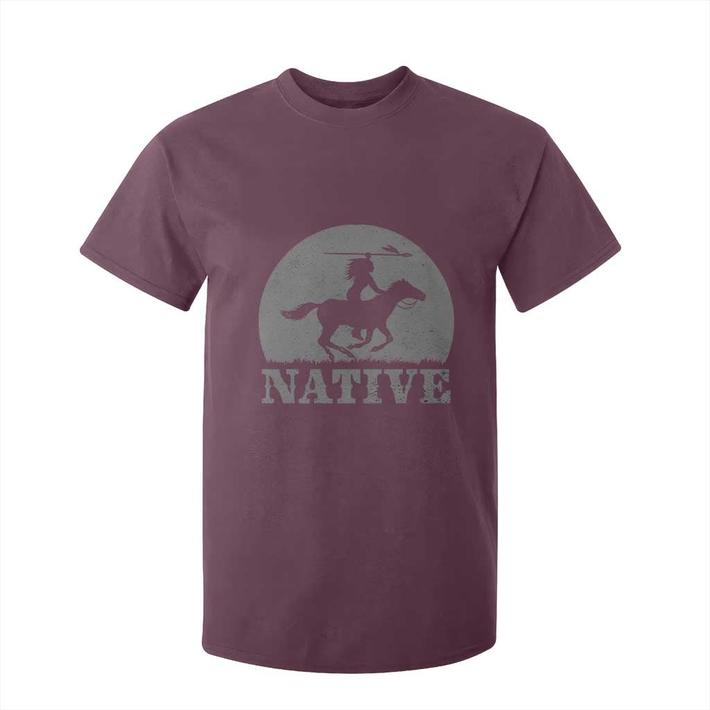 Northwest Native American Knight Pride Mountain Warrior T Shirt For Kid TS14 Maroon Print Your Wear