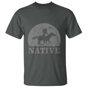 Northwest Native American Knight Pride Mountain Warrior T Shirt TS14 Dark Heather Print Your Wear