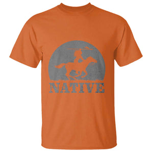 Northwest Native American Knight Pride Mountain Warrior T Shirt TS14 Orange Print Your Wear
