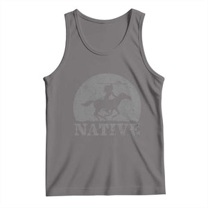 Northwest Native American Knight Pride Mountain Warrior Tank Top TS14 Deep Heather Print Your Wear