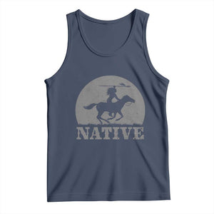 Northwest Native American Knight Pride Mountain Warrior Tank Top TS14 Navy Print Your Wear