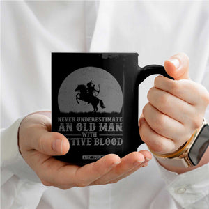 Never Underestimate An Old Man Native American Warrior Coffee Mug TS14 Print Your Wear