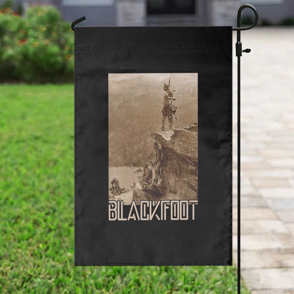 Blackfoot Native American Indians At Glacier National Park Garden Flag TS14 Print Your Wear