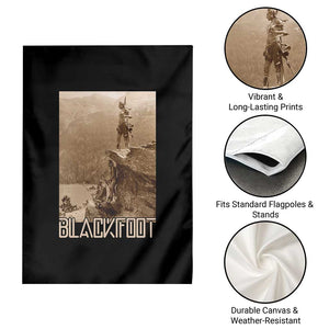 Blackfoot Native American Indians At Glacier National Park Garden Flag TS14 Print Your Wear